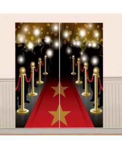 DECO PARED HOLLYWOOD ALFOMBRA ROJA PHOTOCALL