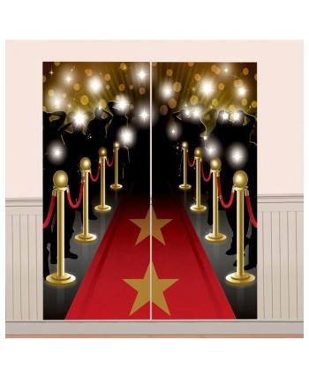 DECO PARED HOLLYWOOD ALFOMBRA ROJA PHOTOCALL