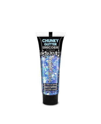 PURPURINA CHUNKY CON GEL AZUL IRIS SIRENITA MISTER