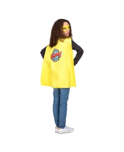 CAPA AMARILLA SUPERHEROE BOOM INFANTIL