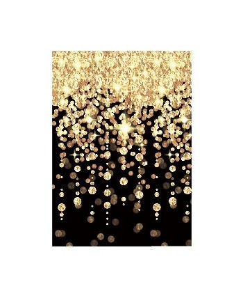 DECO PARED BURBUJAS DORADAS