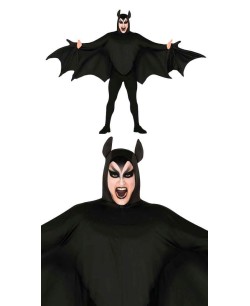 DISFRAZ DE MURCIELAGO NEGRO