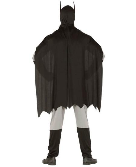 DISFRAZ DE HOMBRE MURCIELAGO GRIS MUSCULOSO PARA HOMBRE