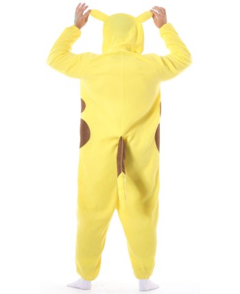 DISFRAZ DE PIKA CHU KIGURUMI PARA ADULTO