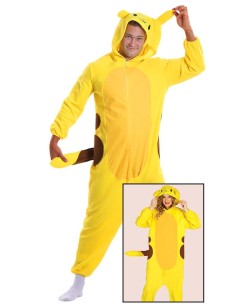 DISFRAZ DE PIKA CHU KIGURUMI PARA ADULTO 2