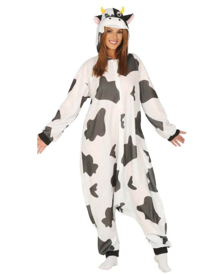 DISFRAZ DE VACA KIGURUMI