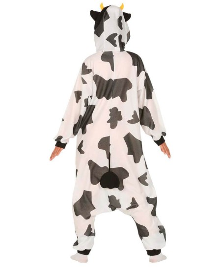 DISFRAZ DE VACA KIGURUMI PARA ADULTO