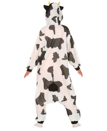 DISFRAZ DE VACA KIGURUMI PARA ADULTO