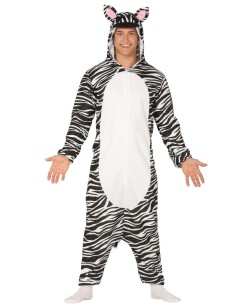 DISFRAZ DE CEBRA KIGURUMI