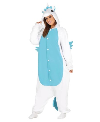 DISFRAZ DE UNICORNIO AZUL KIGURUMI DISFRAZ DE UNICORNIO AZUL KIGURUMI