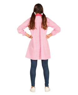 DISFRAZ DE BATA DE COLEGIO PREESCOLAR ROSA 2