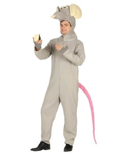DISFRAZ DE RATA GRIS