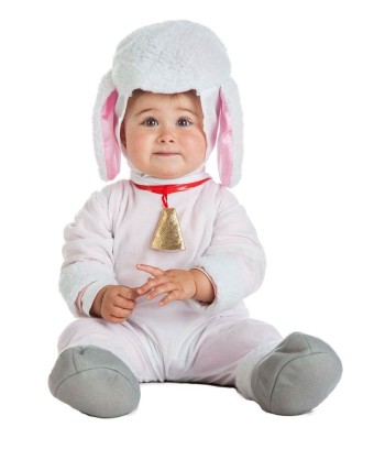 DISFRAZ DE OVEJITA DULCE PARA BEBE DISFRAZ DE OVEJITA DULCE PARA BEBE