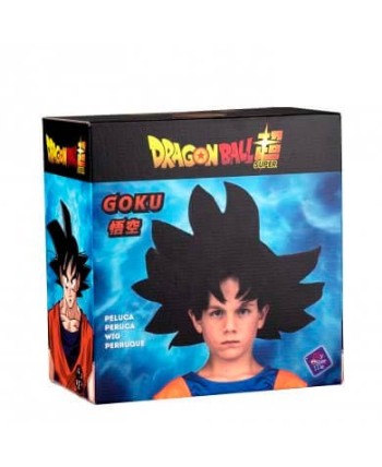 PELUCA DE GOKU MORENA INFANTIL