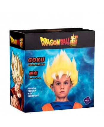 PELUCA DE GOKU RUBIA INFANTIL