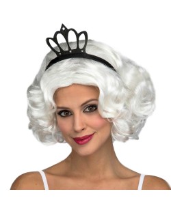 PELUCA ABUELA BLANCA REINA DE INGLATERRA