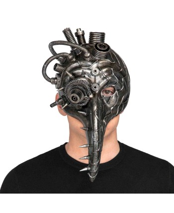 MASCARA PLATA DR. PESTE STEAMPUNK