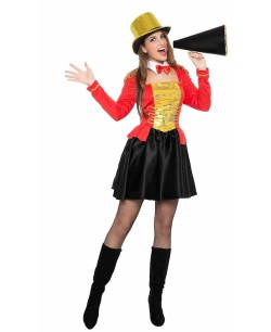 DISFRAZ DE DOMADORA DE CIRCO PARA MUJER