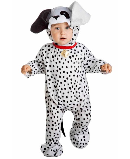 DISFRAZ DE DALMATA BEBE ECONOMICO PARA BEBE
