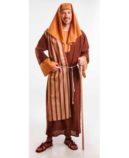 DISFRAZ DE SAN JOSE MARRON PARA HOMBRE