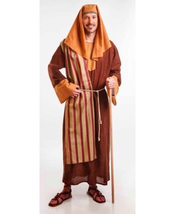 DISFRAZ DE SAN JOSE MARRON PARA HOMBRE
