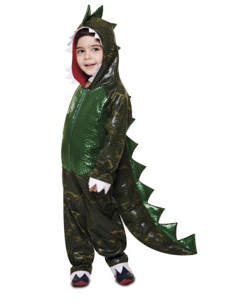 DISFRAZ DE DINOSAURIO VERDE REX PARA NIÑO