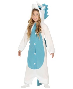 DISFRAZ DE UNICORNIO PIJAMA AZUL INFANTIL