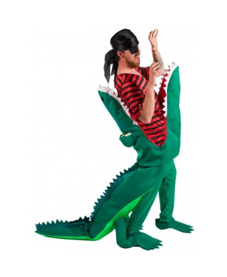 DISFRAZ DE PIRATA COMIDO POR COCODRILO PARA HOMBRE