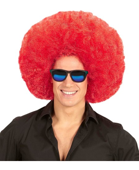 PELUCA AFRO ROJA