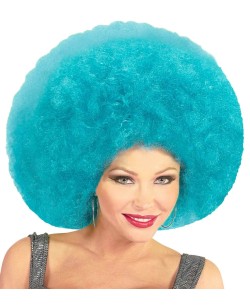 PELUCA AFRO AZUL