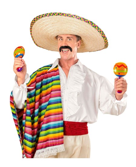 MARACA HINCHABLE COLORES CON SONIDO