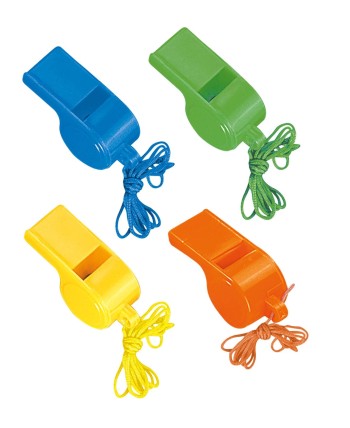 SILBATOS DE COLORES 4 UNIDADES