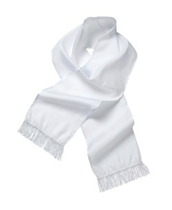 BUFANDA RASO BLANCA
