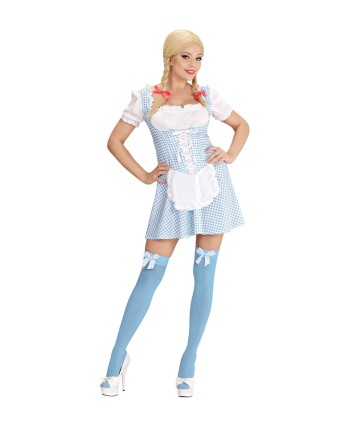 DISFRAZ DE ALICIA SEXY CUADROS