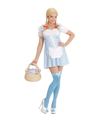 DISFRAZ DE ALICIA SEXY CUADROS PARA MUJER