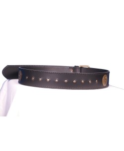 CINTURON  NEGRO TACHUELAS MEDIEVAL DELUXE