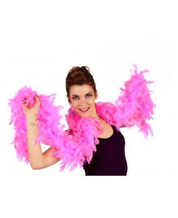 BOA DE PLUMAS ROSA
