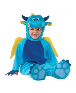 DISFRAZ DE DRAGON AZUL AMARILLO PARA BEBE