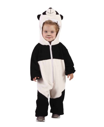 DISFRAZ DE OSO PANDA BUZO PARA BEBE