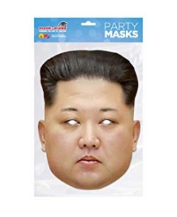 CARETA KIM JONG UN CARTON PLASTIFICADO