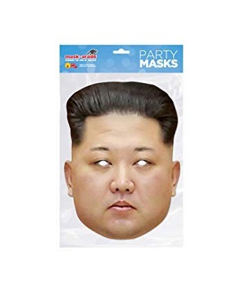 CARETA KIM JONG UN CARTON PLASTIFICADO