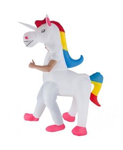 DISFRAZ DE UNICORNIO HINCHABLE GIGANTE