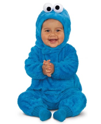DISFRAZ MONSTRUO DE LAS GALLETAS BEBÉ BASICO