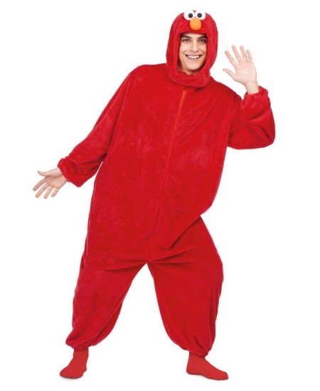 DISFRAZ DE ELMO BASICO PARA ADULTO
