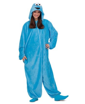 DISFRAZ DE MONSTRUO DE LAS GALLETAS ADULTO KIGURUMI