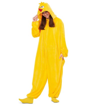 DISFRAZ DE GALLINA CAPONATA KIGURUMI PARA ADULTO