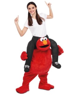 DISFRAZ DE ELMO RIDE- ON  PARA ADULTO