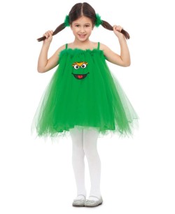 DISFRAZ DE OSCAR EL GRUÑON TUTU PARA NIÑA