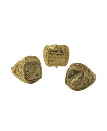 ANILLO DORADO SELLO MODELOS SURTIDOS