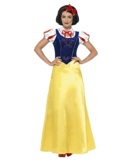 DISFRAZ DE PRINCESA BLANCA MUJER